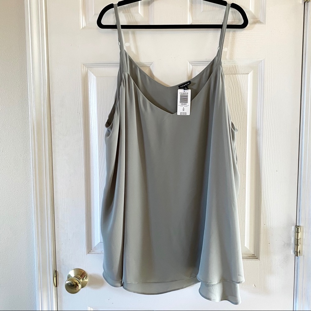 NWT TORRID Sophie Sage Double Layer Swing Cami - Picture 5 of 9